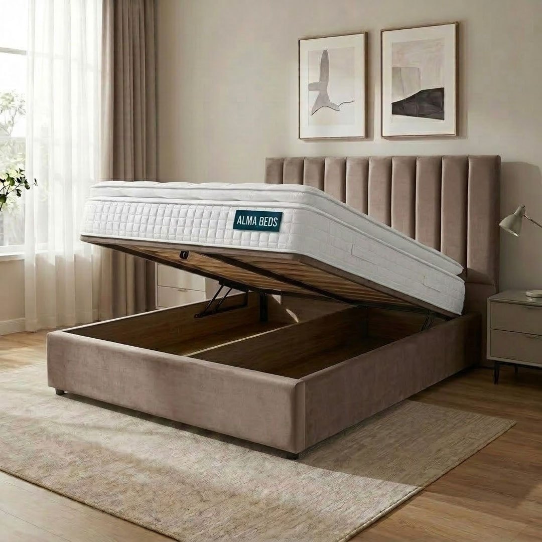 Mink Coniston Ottoman Bed